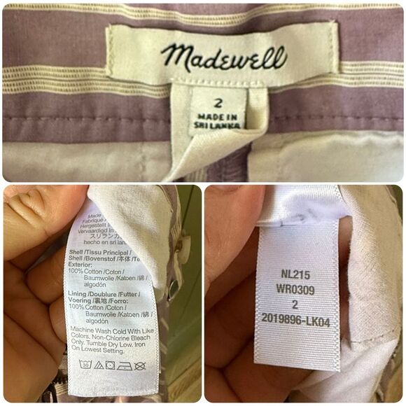 Madewell Pleated Tapered-Leg Pants in Signature Poplin in Antique Purple - Picture 7 of 10